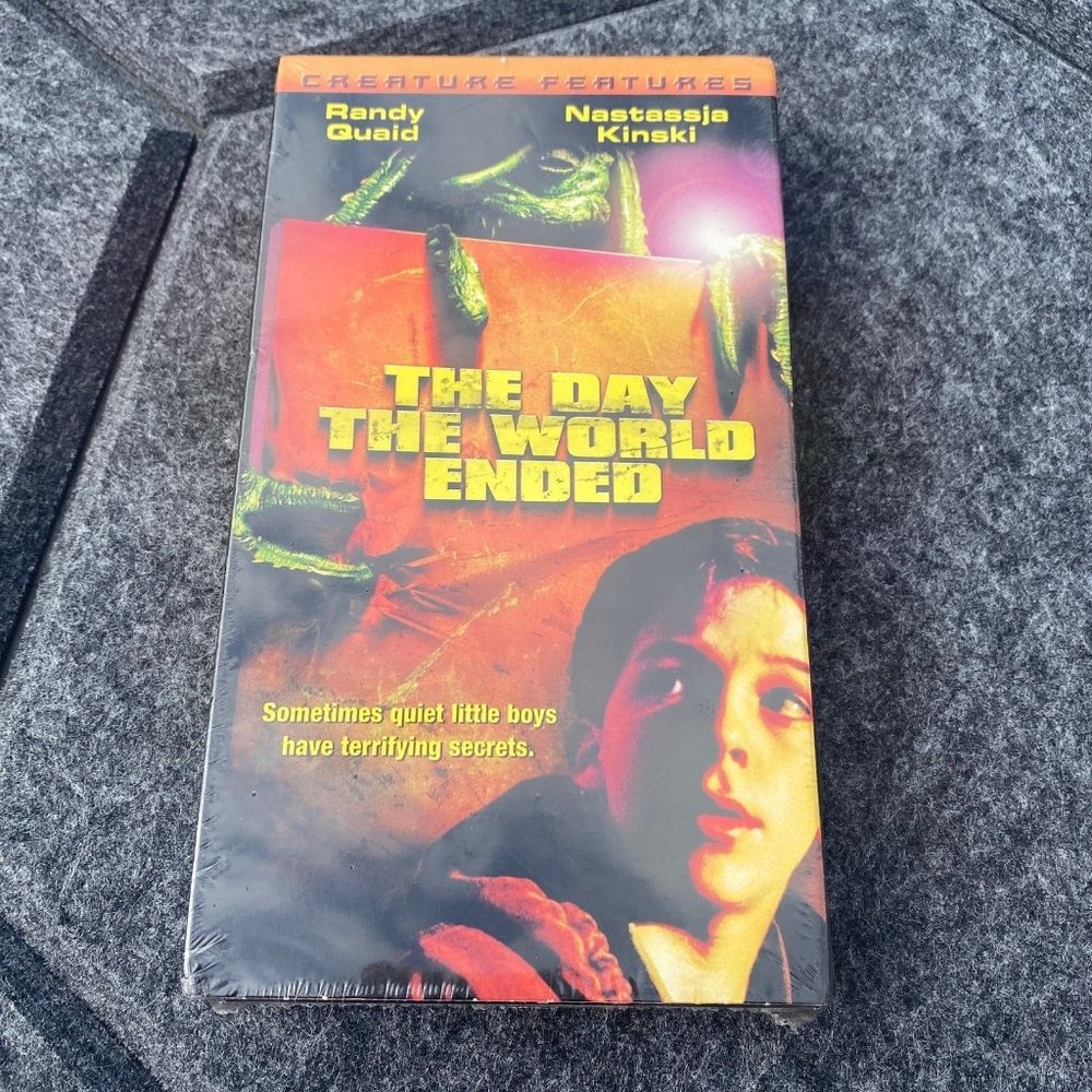 The Day the World Ended on VHS New in Plastic